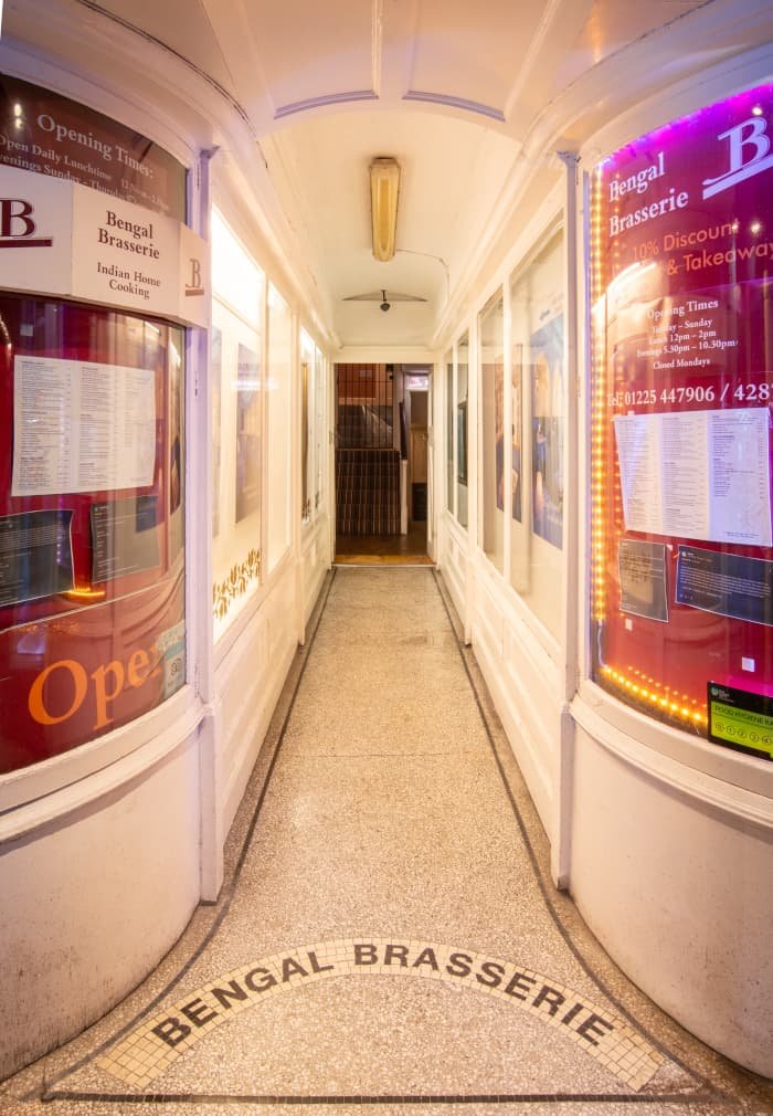 Bengal Brasserie Bath - Entrance website